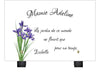 Plaque funéraire plaque-funeraire-iris 6 Plaquedeces.fr